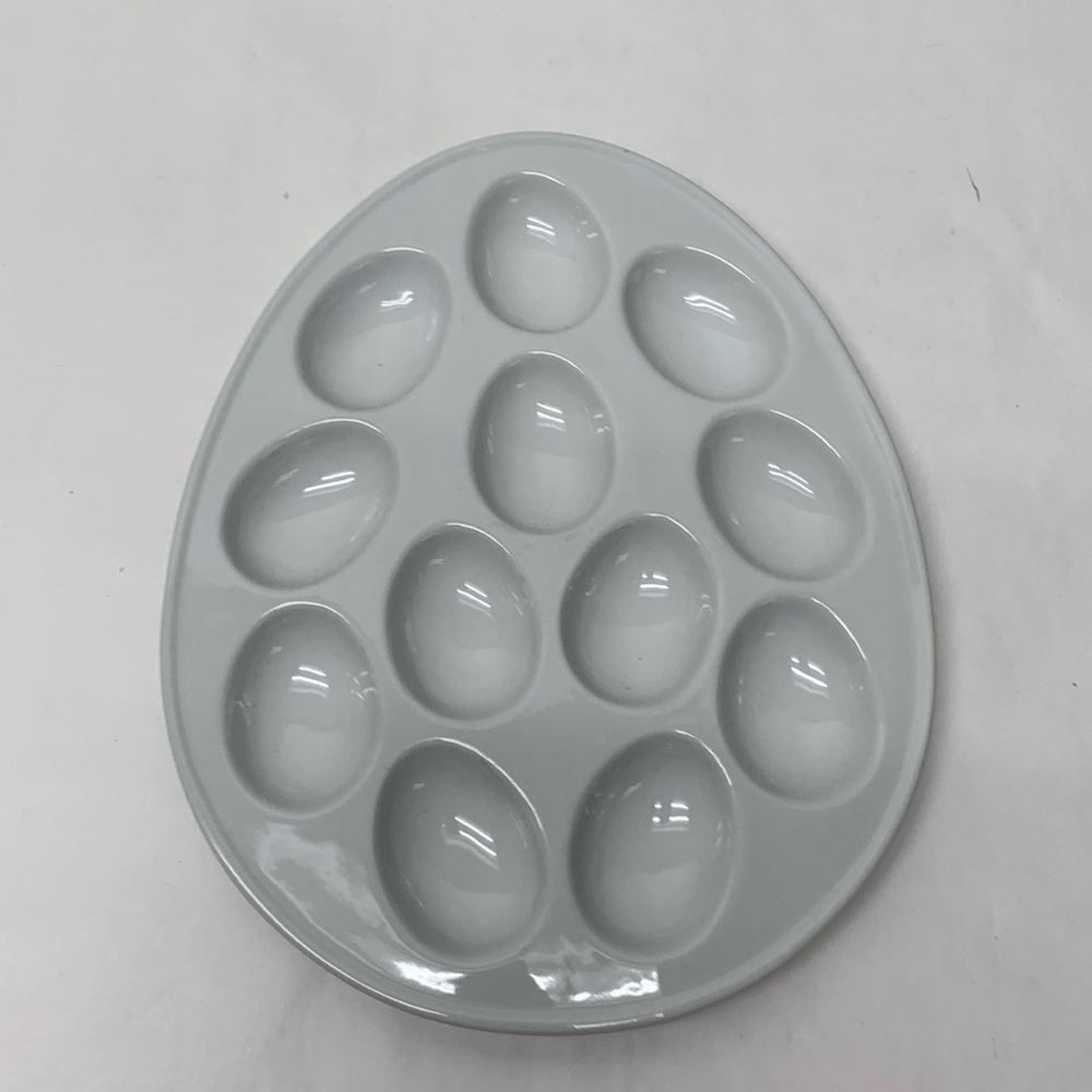 BIA Cordon Bleu Deviled Egg Tray White stoneware